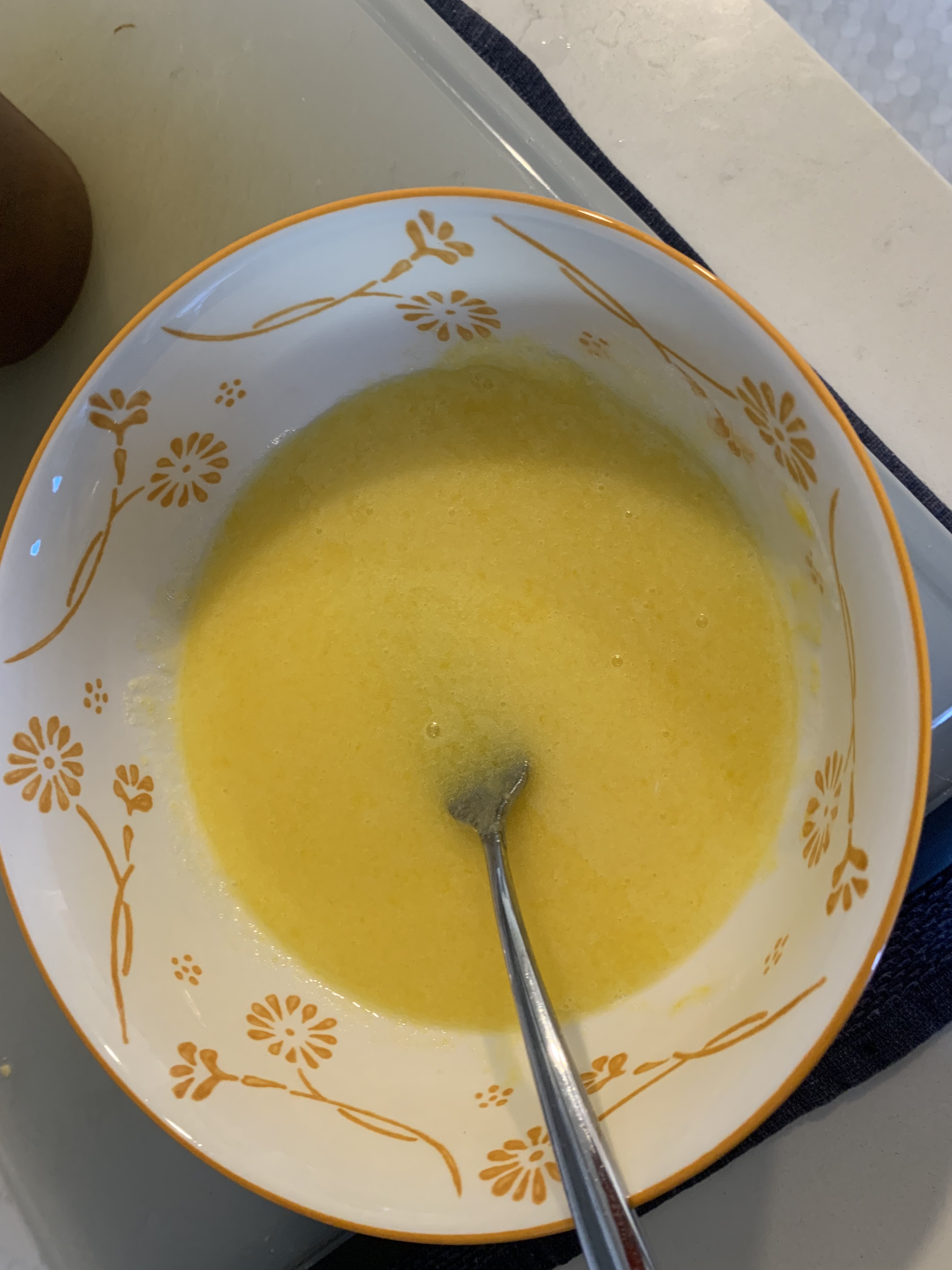 Whisking together