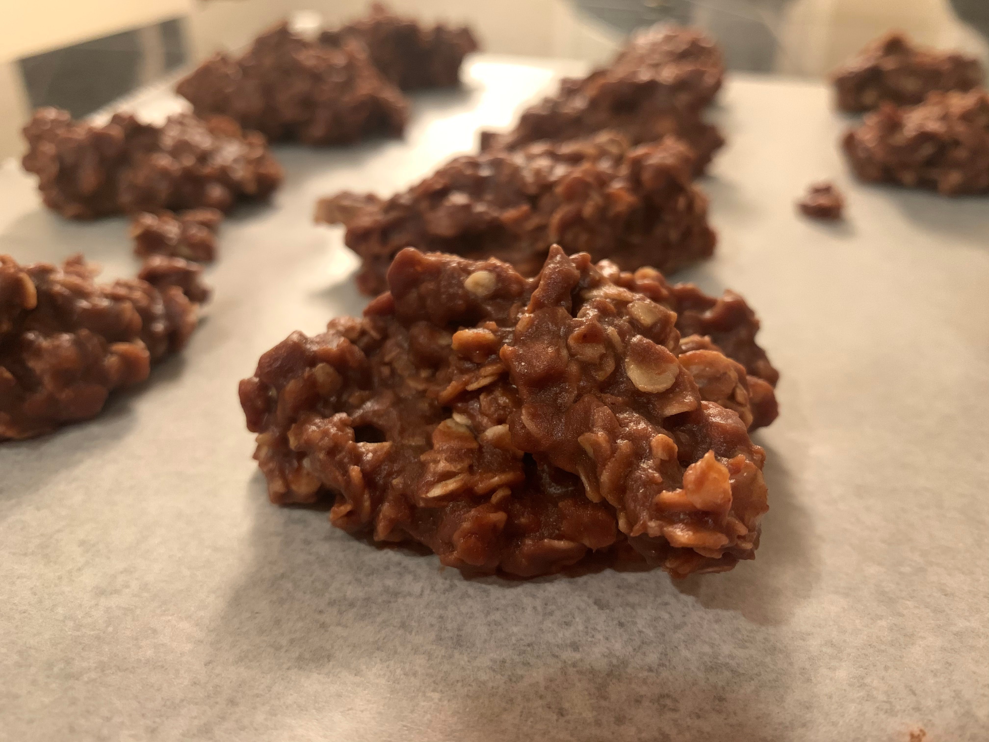 Finished cookies up close